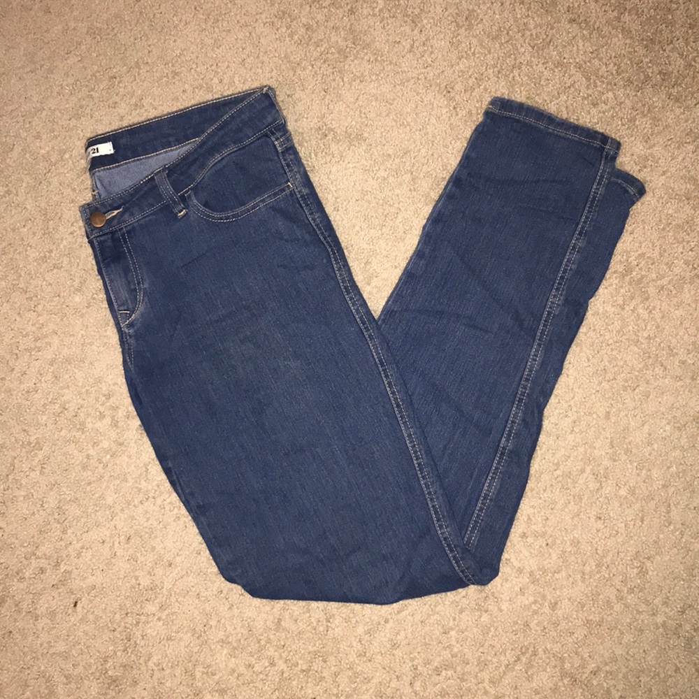 Forever 21 Blue Skinny Jeans